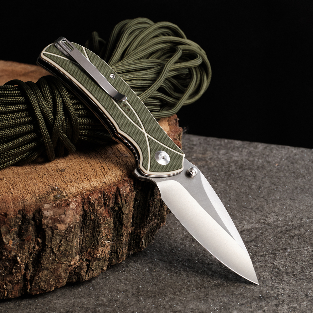 Нож складной туристический Sencut Hyrax, (8.4 см) 9Cr18MoV / G10 серый